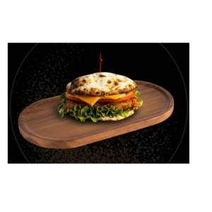 DOUBLE RACLETTE NAAN BURGER